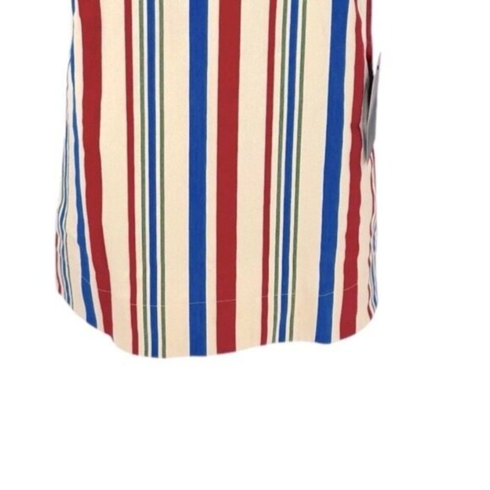 Pomander Place | NEW Americana Stripe Kira V-neckline Mini Dress Size M - Picture 10 of 12